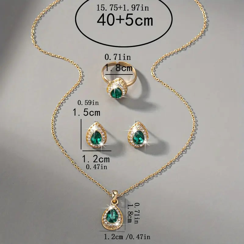 Noemie Glastra Jewelry emerald | Gold