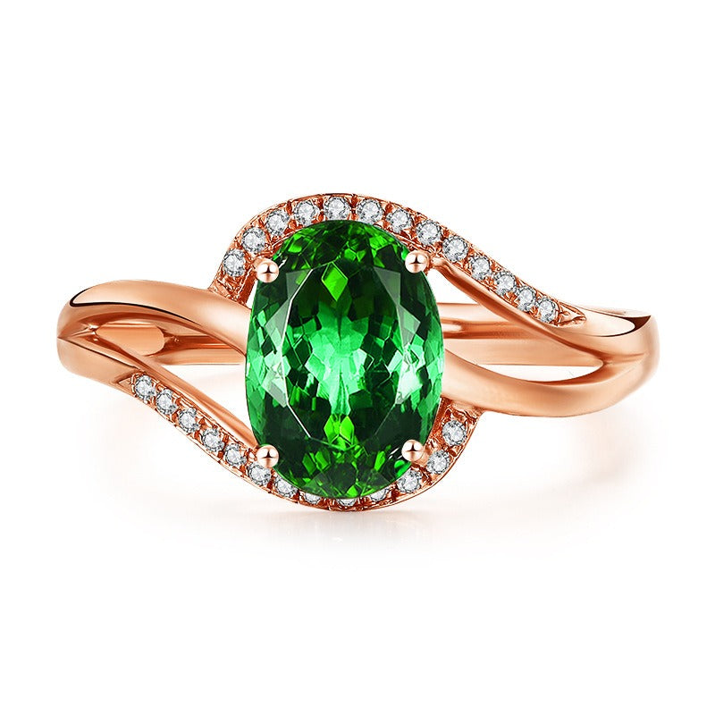Butterfly Emerald Ring | Gold