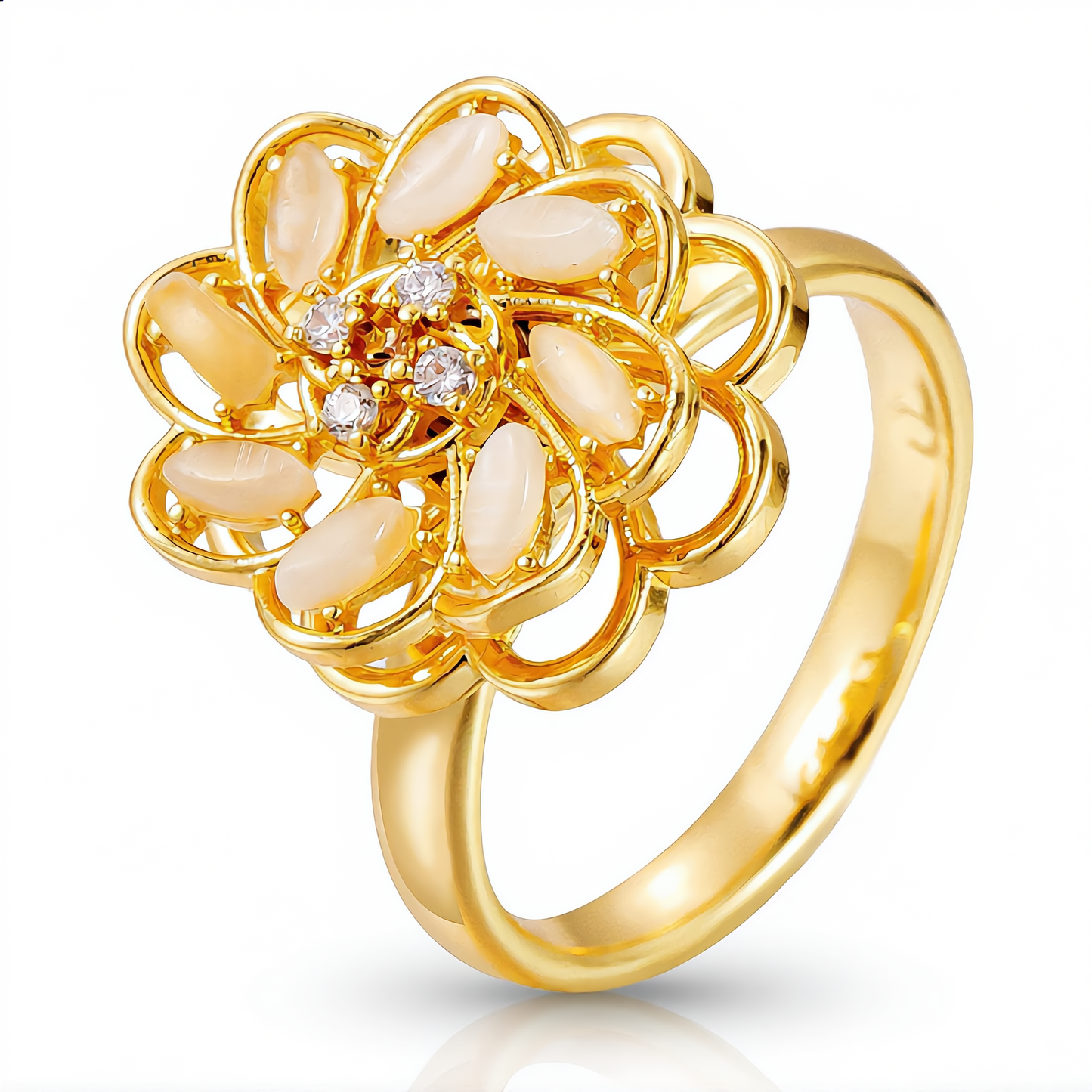 Blooming Floral Ring | Gold