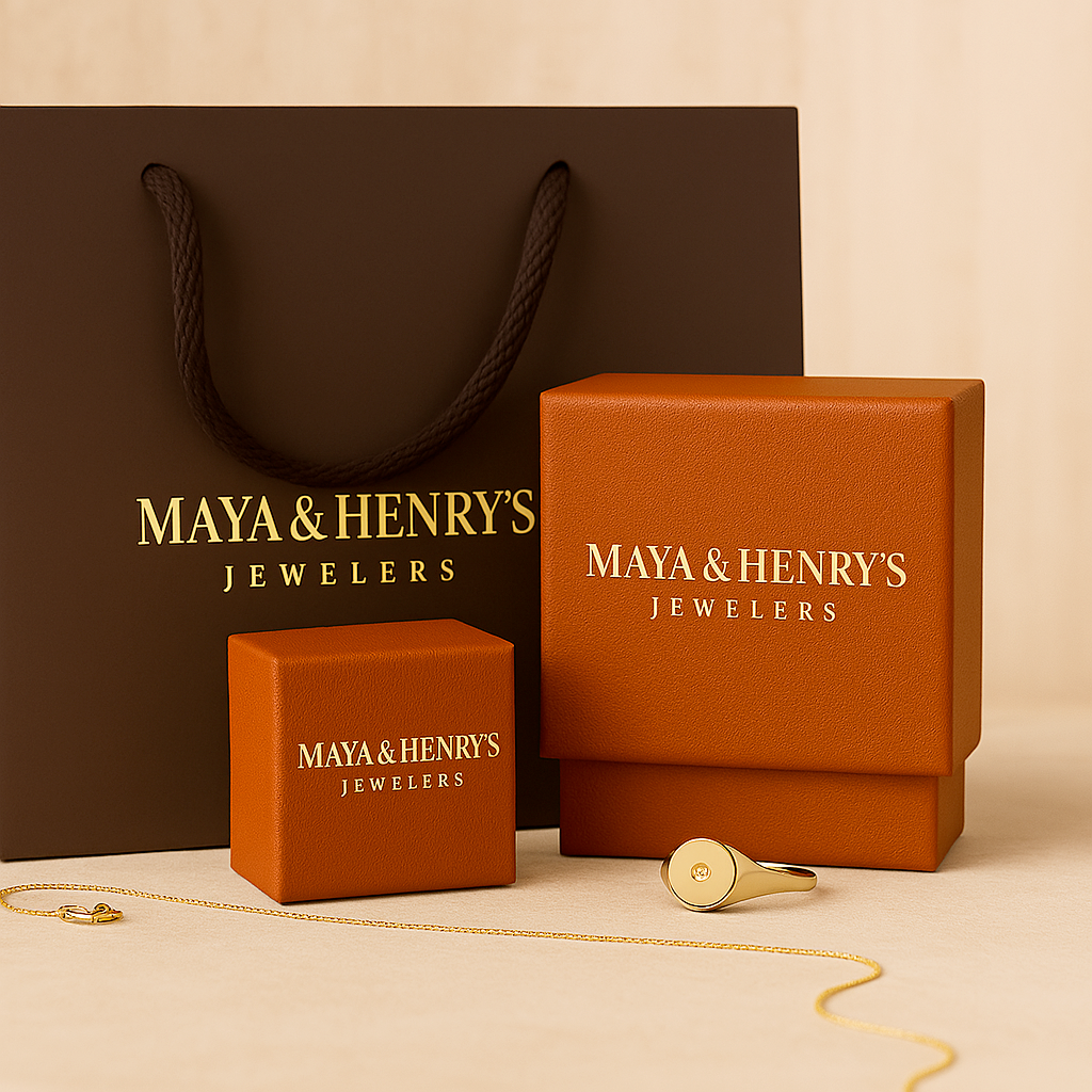 Pave letter initial necklace set | White Gold