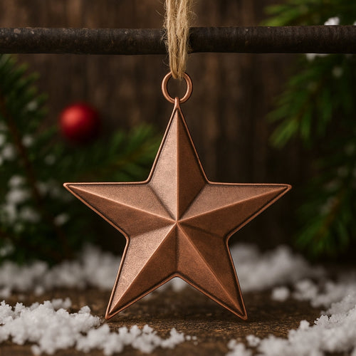 Bronze Star of Bethlehem Necklace