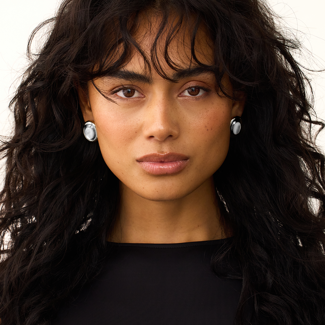 Giselle Pearl Earrings | White Gold 14k