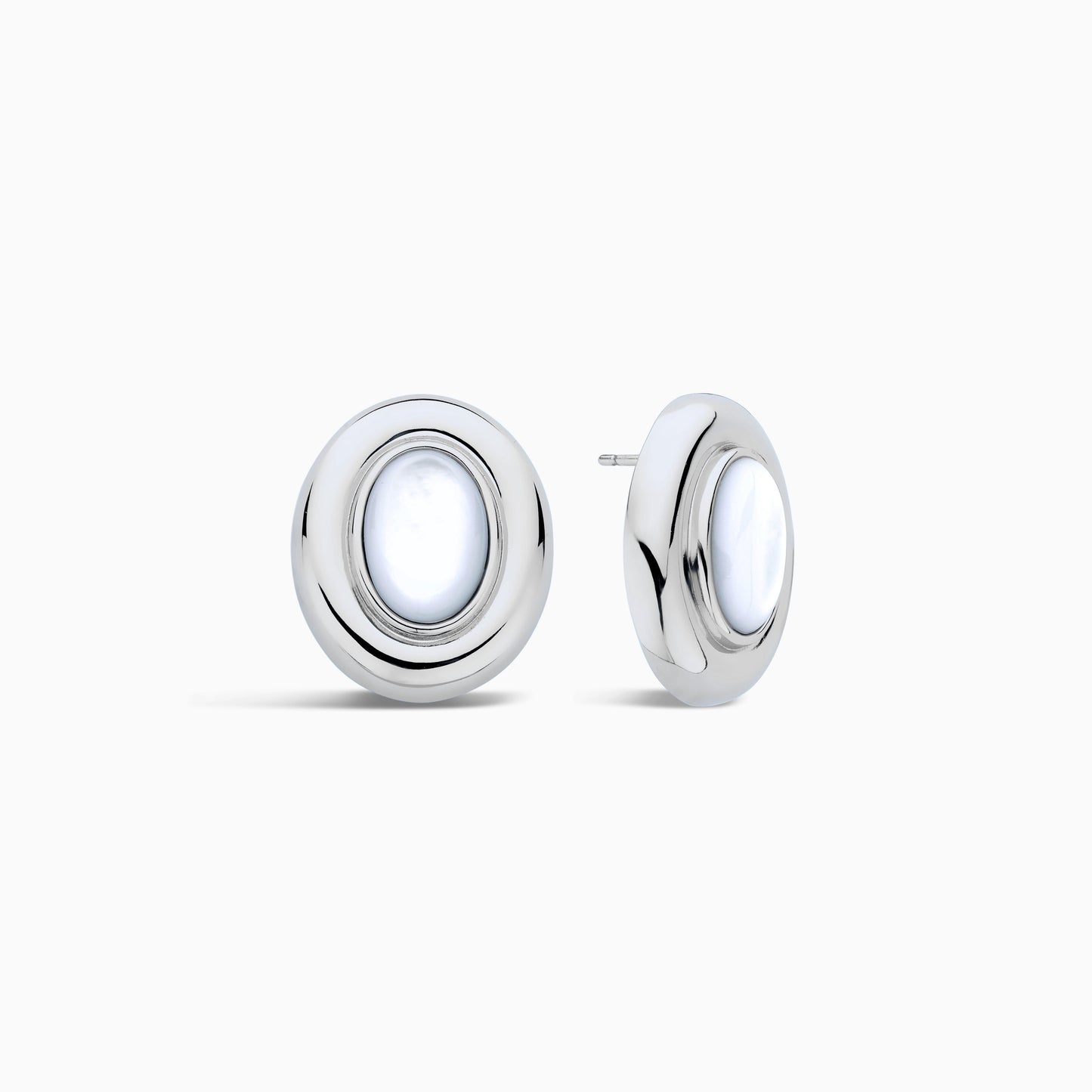 Giselle Pearl Earrings | White Gold 14k