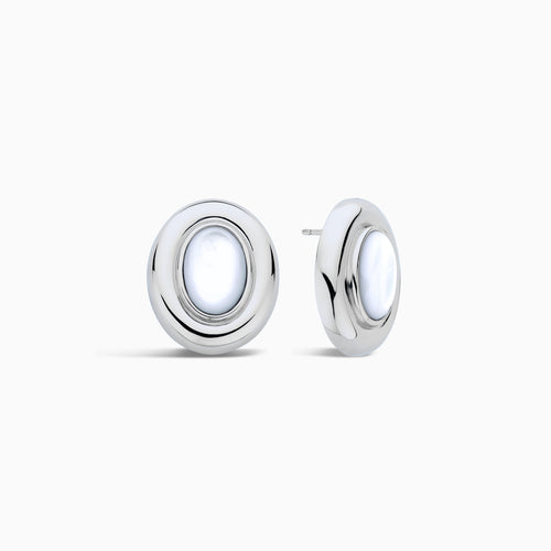 Giselle Pearl Earrings | White Gold 14k