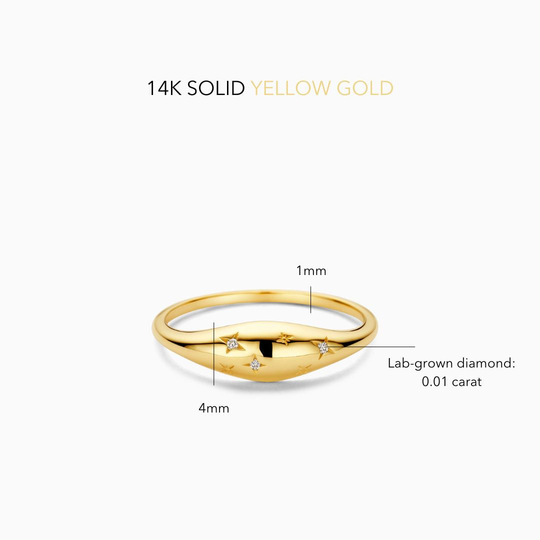 Diamond Dome Ring