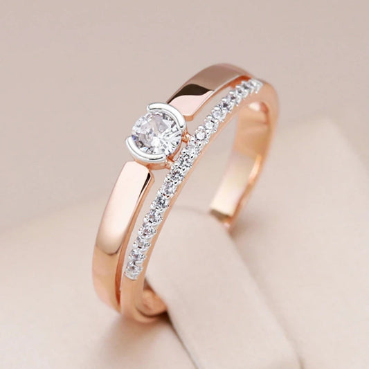 Elegant Bright Layer Ring