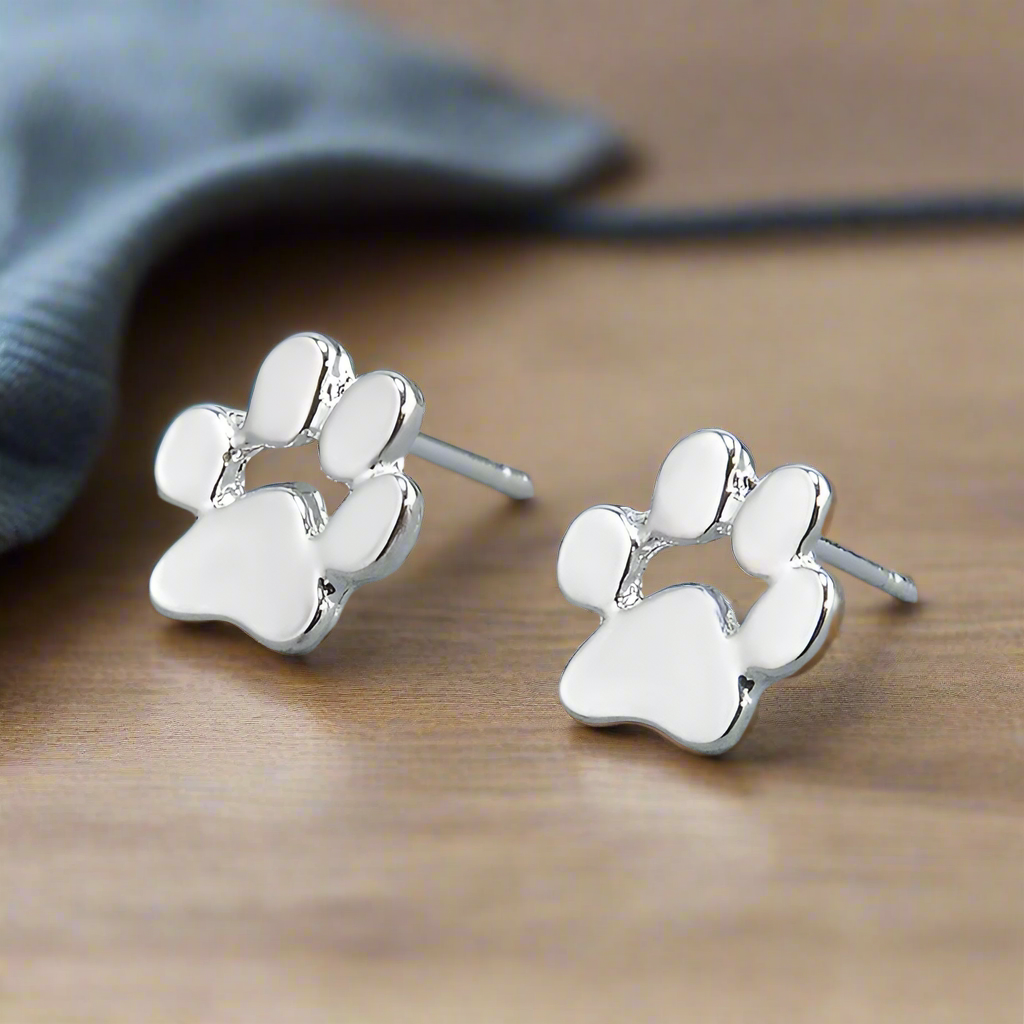 Hypoallergenic Paw Earrings â€“ Made of Stainless Steel