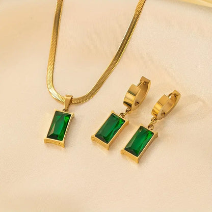 Iselotte Verdain Jewelry emerald | Gold