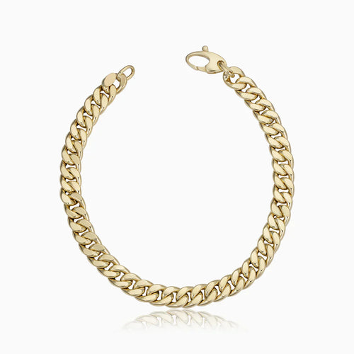 Estate Cuban Bracelet | Gold 16k