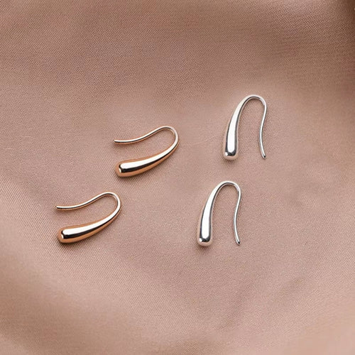 Vintage Drop Gold & Silver Earrings