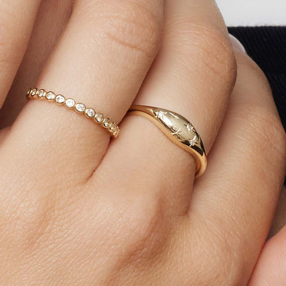 Diamond Dome Ring