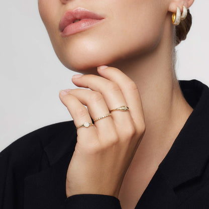 Diamond Dome Ring