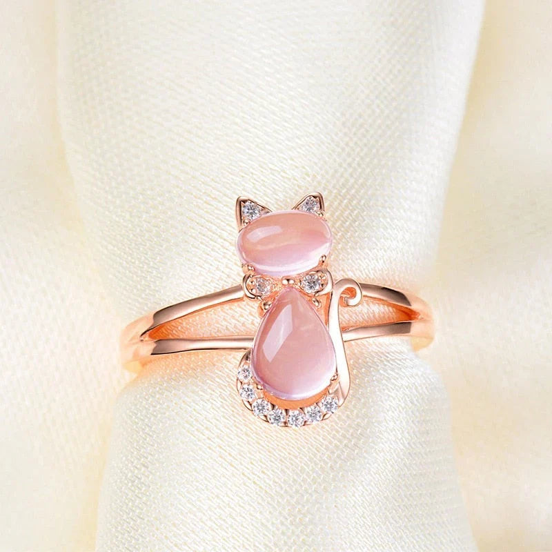 Cat Ring in Rose Gold | Rose Gold