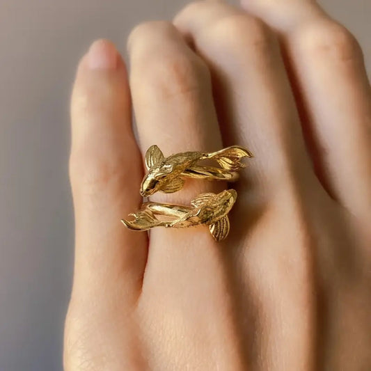 Koi Golden Earrings