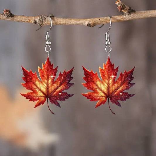 Fall Leaf Earrings