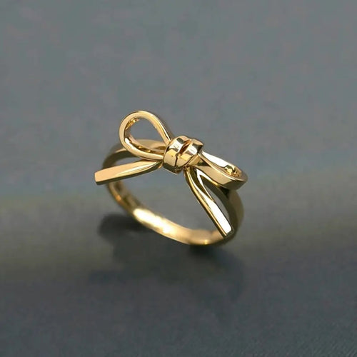 Gold Tie Ring
