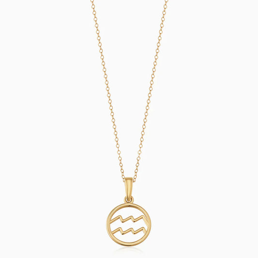 Zodiac sign necklace | Gold 18k