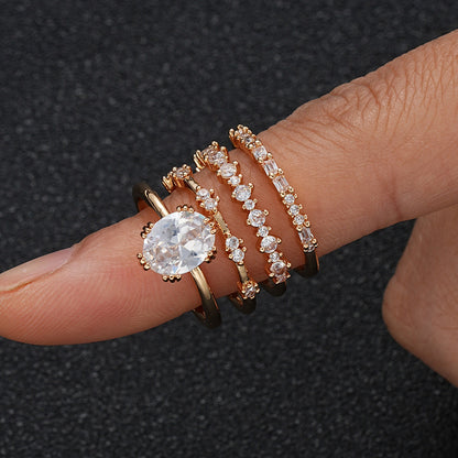 SolÃ¨ne Viremont Ring Set | Gold