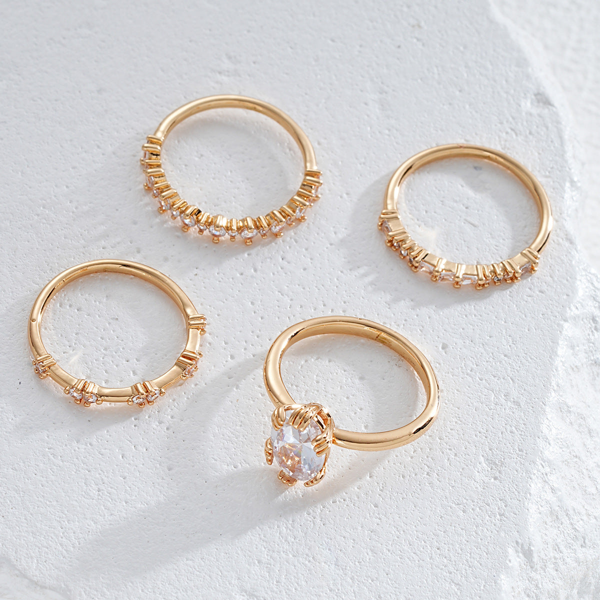 SolÃ¨ne Viremont Ring Set | Gold