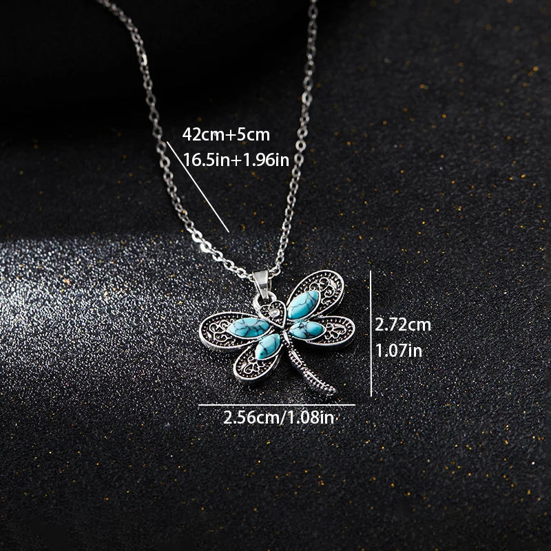Dragonfly Dreams Silver Pendant Necklace