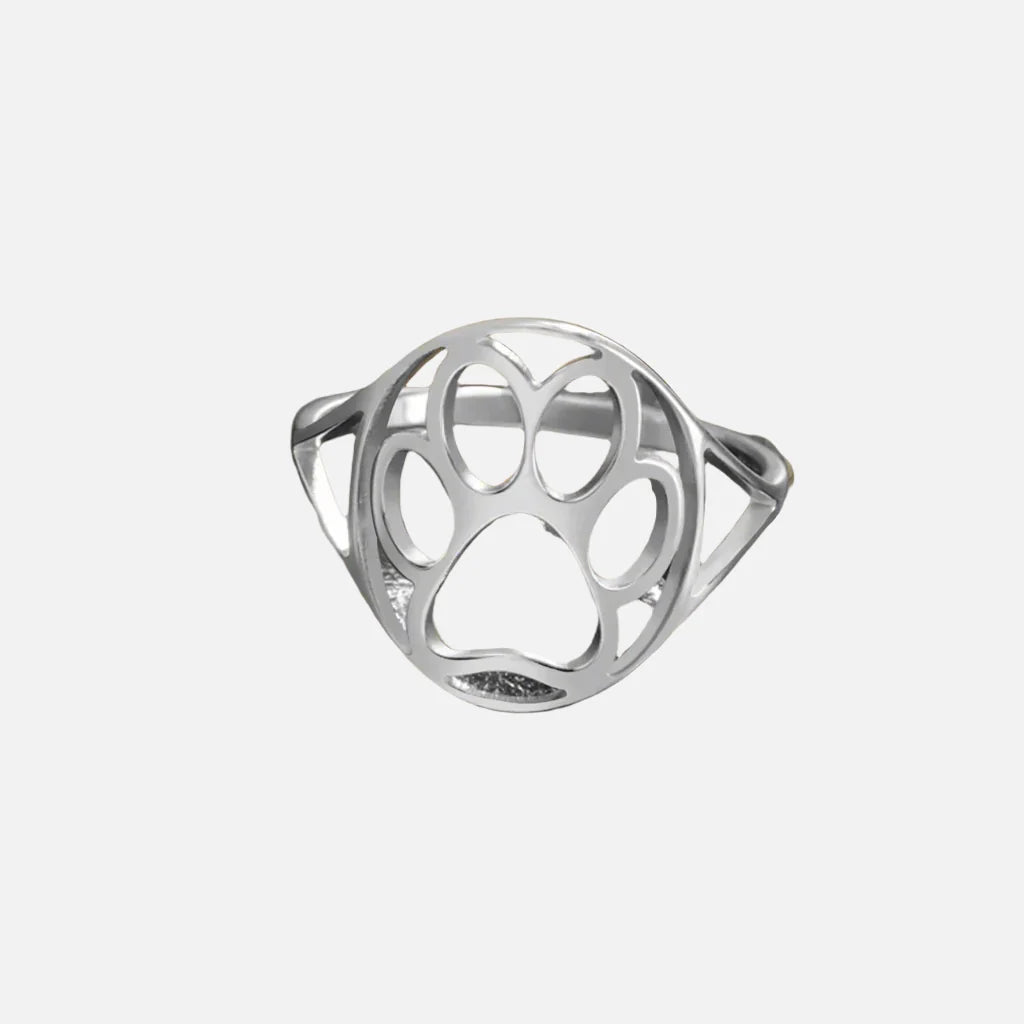 Open Paw Ring in Stainless Steel â€“ Lightweight & Stylish