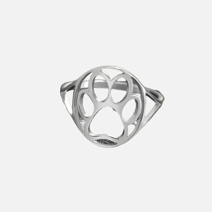 Open Paw Ring in Stainless Steel â€“ Lightweight & Stylish