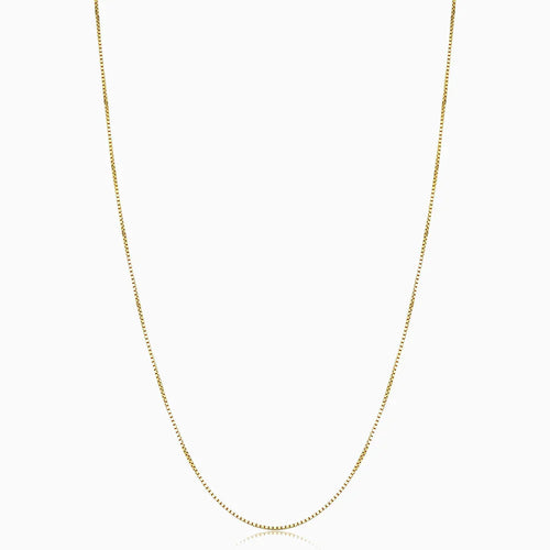 Bodega Box Necklace | Gold 18k