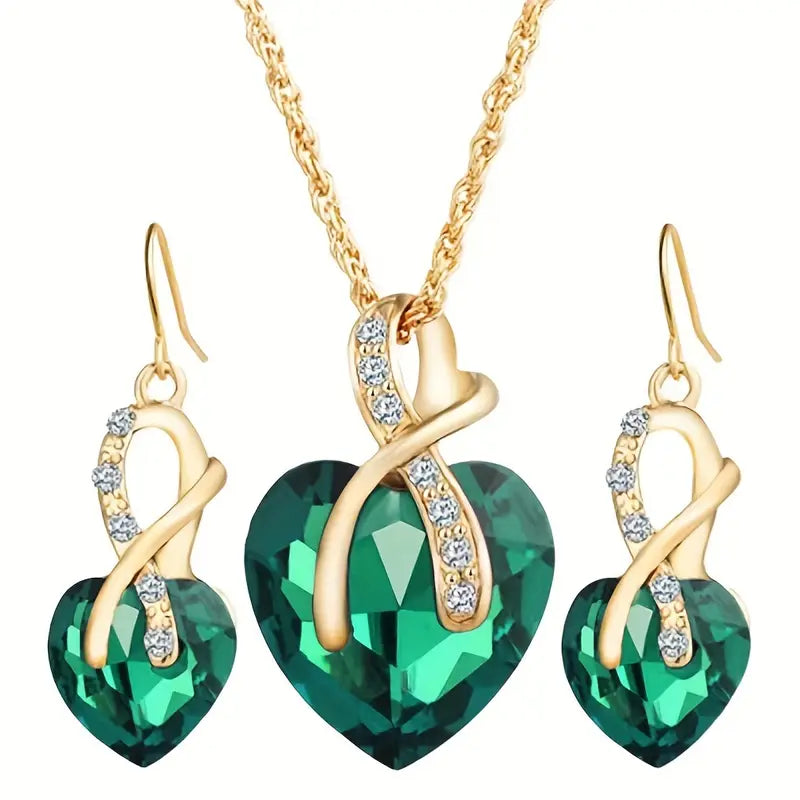 Selena Marisse Jewelry emerald | Gold