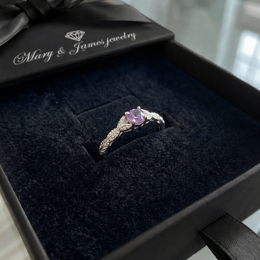 Amelys Fern Ring | White Gold