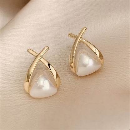 Elegant Pearl Drop Earrings