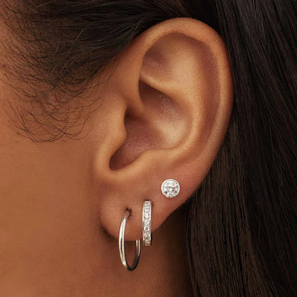 NoÃ©mie Sorel Earrings | White Gold