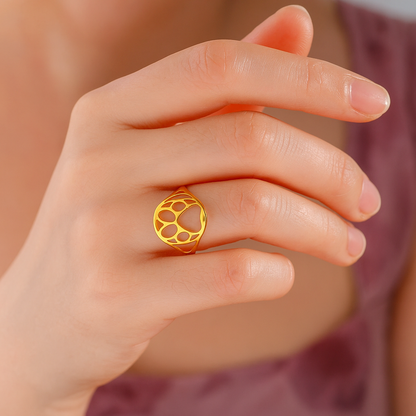 Open Paw Ring in Stainless Steel â€“ Lightweight & Stylish