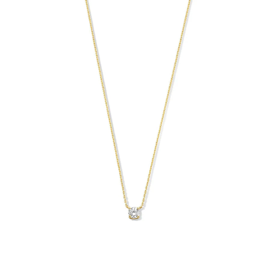 ClÃ©a Stone Necklace | White Gold