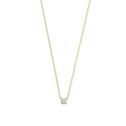 ClÃ©a Stone Necklace | White Gold