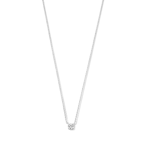ClÃ©a Stone Necklace | White Gold
