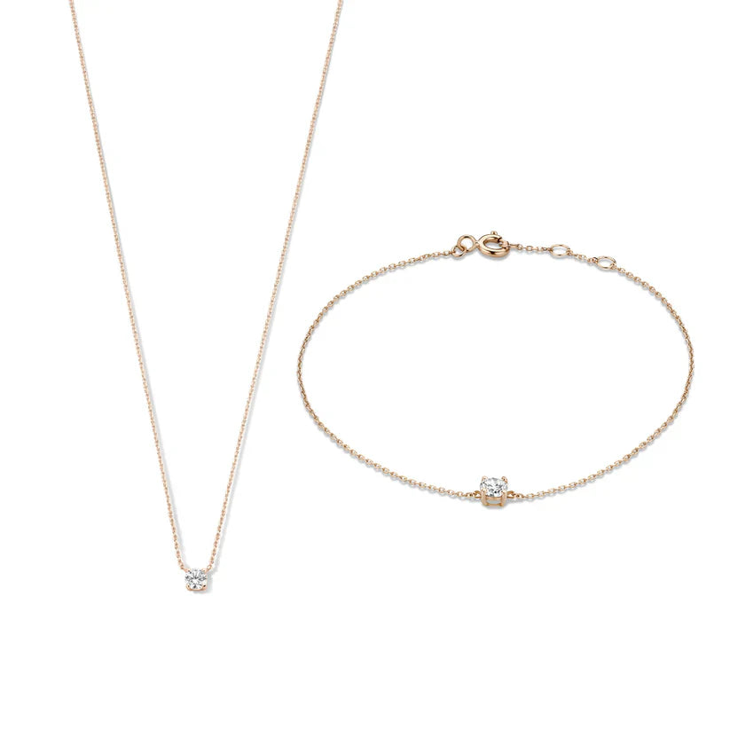 ClÃ©a Zirconia Stone Set | Gold