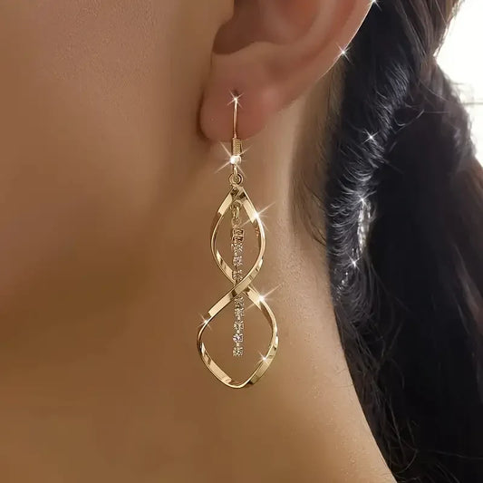Sunbeam Spiral Earrings | Gold