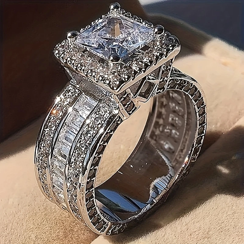 Bright Silvered Ring