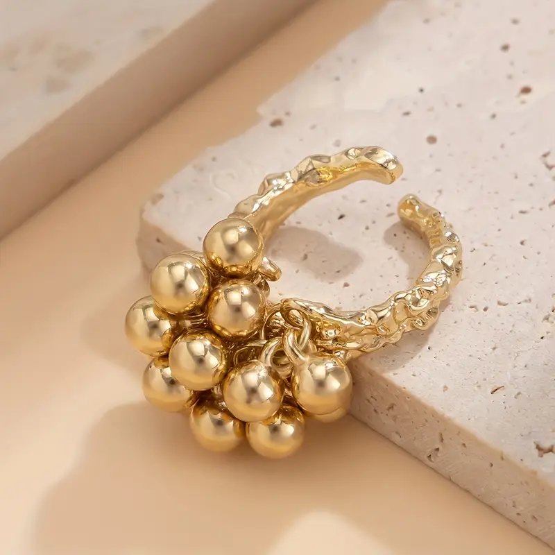 Golden Beads Ring
