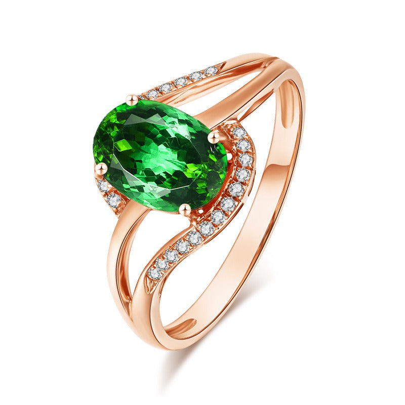 Butterfly Emerald Ring | Gold
