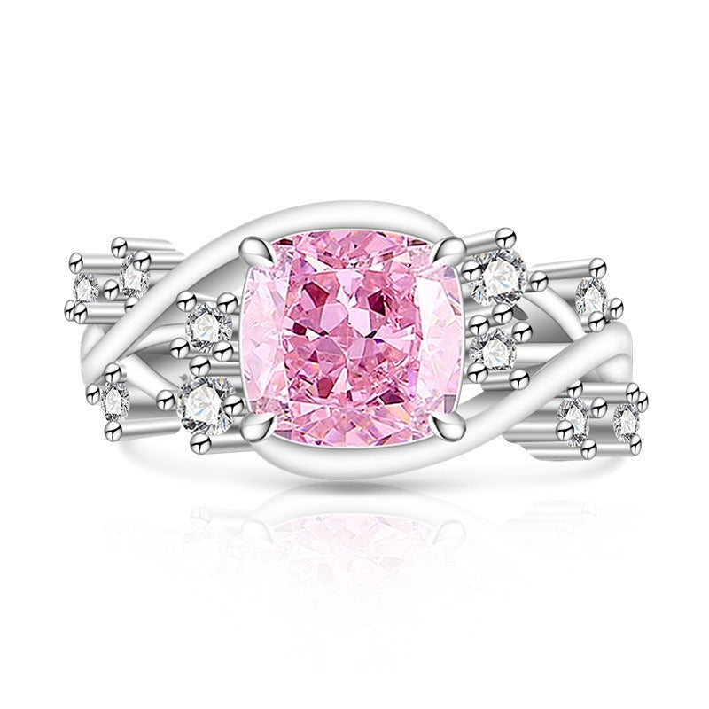 Ice Blossom Gem Ring | Silver