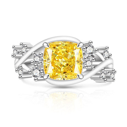 Ice Blossom Gem Ring | Silver
