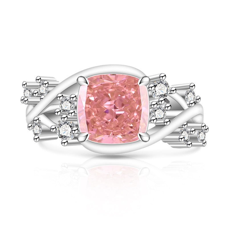 Ice Blossom Gem Ring | Silver