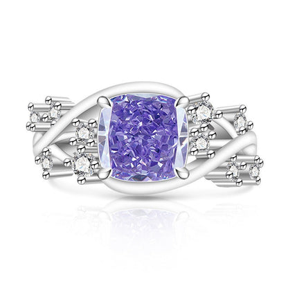 Ice Blossom Gem Ring | Silver