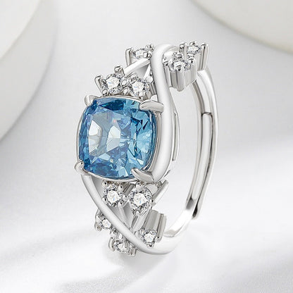 Ice Blossom Gem Ring | Silver
