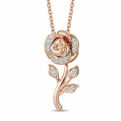 Rose Bloom Jewelry Set | Rose Gold