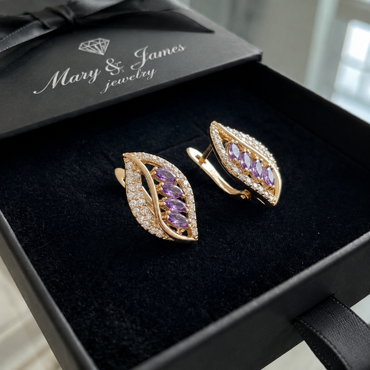 Isola Lilavere Earrings | Rose Gold