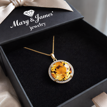 Golden Crystal Jewelry Set | Gold