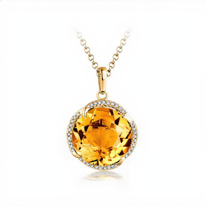 Golden Crystal Jewelry Set | Gold