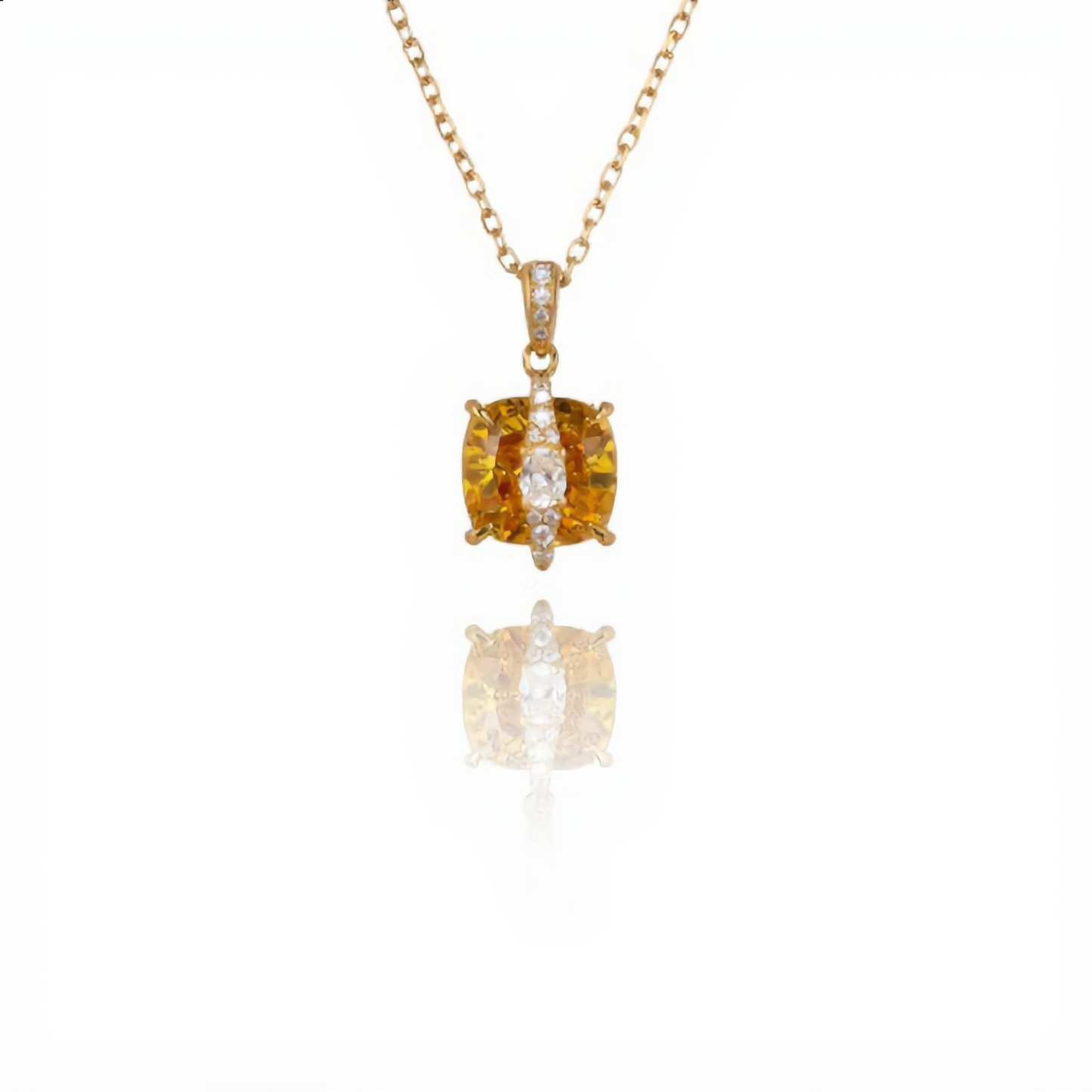 Radiant Square Gem Set | Gold